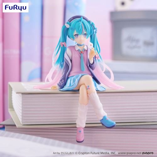 FuRyu 景品 初音未來 Love Blazer 海軍藍Ver 泡麵杯蓋