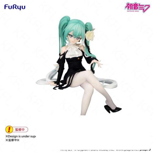 FuRyu 景品 初音未來 泡麵杯蓋 花精靈系列 白薔薇【附限定贈品】