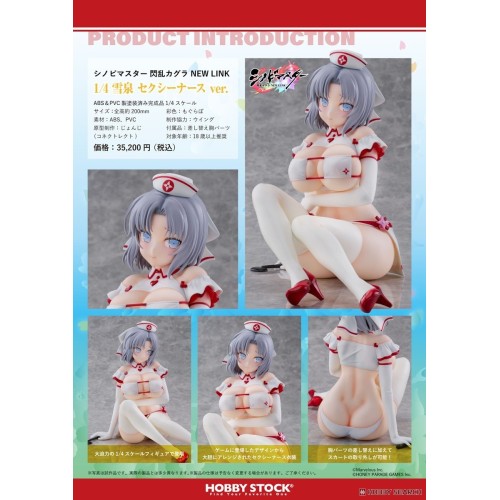 HOBBY STOCK 閃亂神樂 NEW LINK 雪泉 性感護士ver 1/4