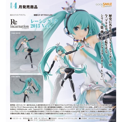 GSC 組裝模型 初音未來GT計畫 賽車未來 2013Ver 1/8