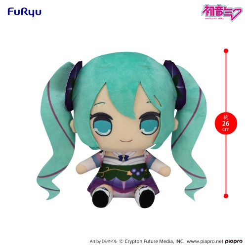 FuRyu 景品 初音未來 KYURUMARU BIG絨毛玩偶 牽牛花