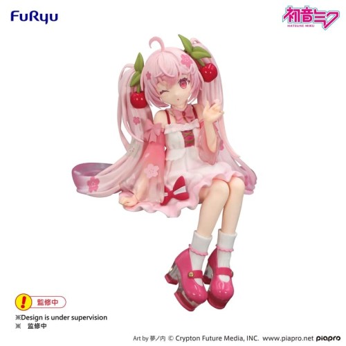 FuRyu 景品 櫻花 初音未來 2025 眨眼Ver 泡麵蓋