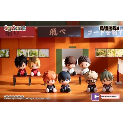 中盒8入 萬代 POTEPOTTE-R 排球少年!! 坐姿玩偶收藏集 盲盒