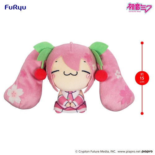 FuRyu 景品 初音未來 MOCHIPICO 絨毛娃娃 櫻花初音 B