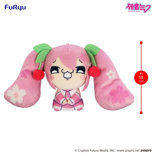FuRyu 景品 初音未來 MOCHIPICO 絨毛娃娃 櫻花初音 C