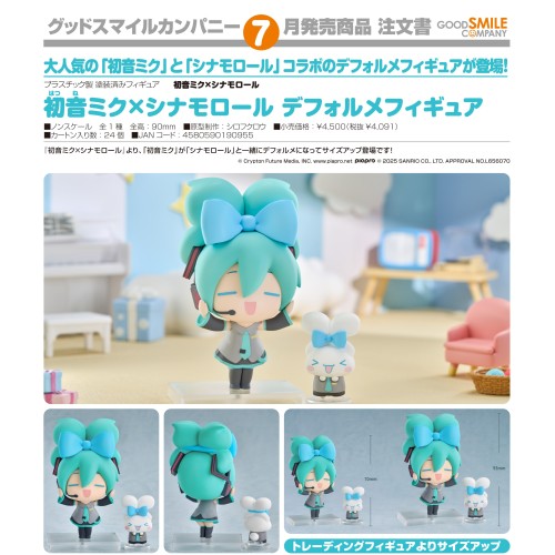 GSC 初音未來×大耳狗喜拿 Q版 高約9公分