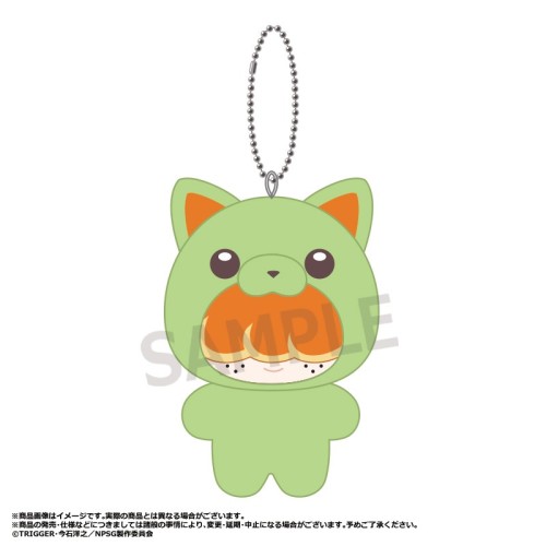 ANICRAFT 新吊帶襪天使 貓耳布偶裝 Q版珠鍊布偶吊飾 娃娃 C Brief