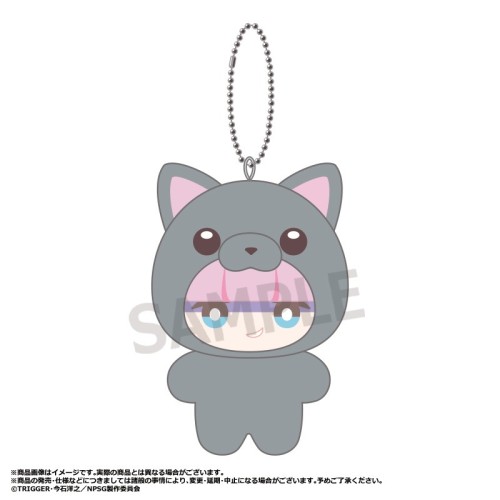 ANICRAFT 新吊帶襪天使 貓耳布偶裝 Q版珠鍊布偶吊飾 娃娃 E Polyurethane