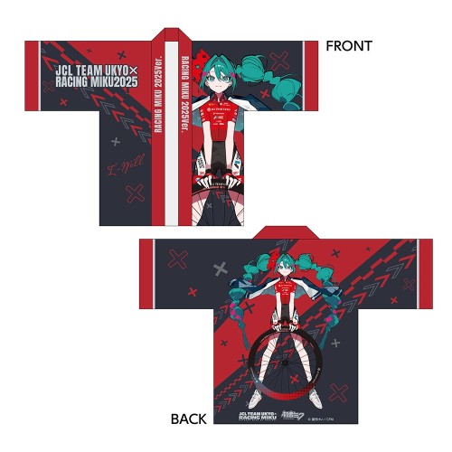 初音未來 賽車初音2025 JCL TEAM UKYO 應援 全彩印刷法被