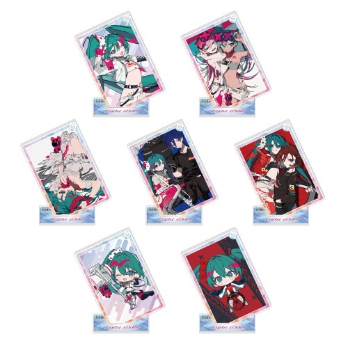 中盒7入  初音未來 賽車初音2025 壓克力立牌吊飾集 第2彈