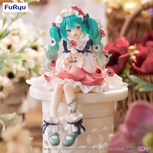 FuRyu 景品 初音未來 MIKU 秋牡丹花之妖精 泡麵蓋