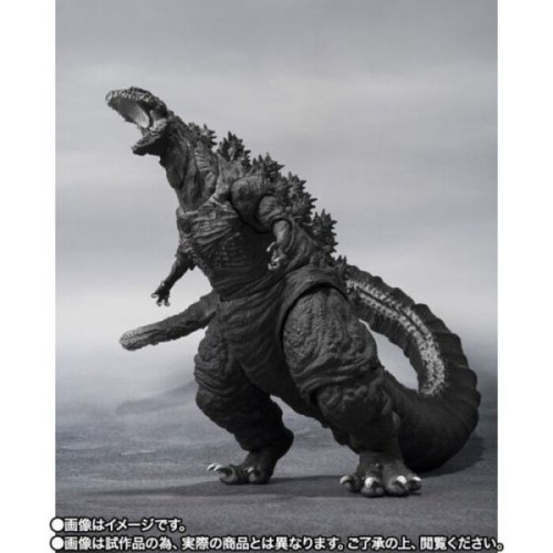 萬代 S.H.M SHM 哥吉拉(2016) 第4型態 黑白電影配色版 可動 完成品