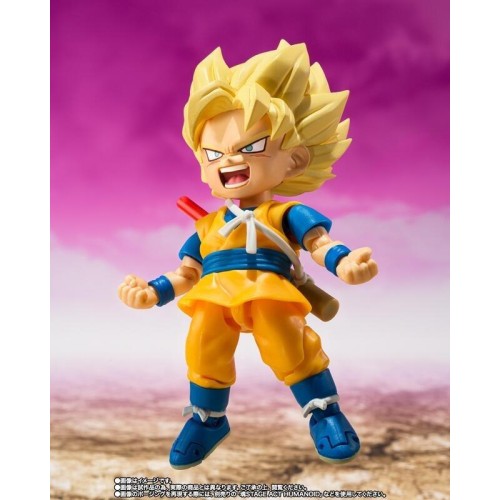 萬代 S.H.F SHF 七龍珠 超級賽亞人 孫悟空 MINI -DAIMA- 可動 完成品