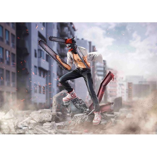 SEGA S-FIRE 鏈鋸人 淀治 鏈鋸惡魔 1/7 PVC 完成品