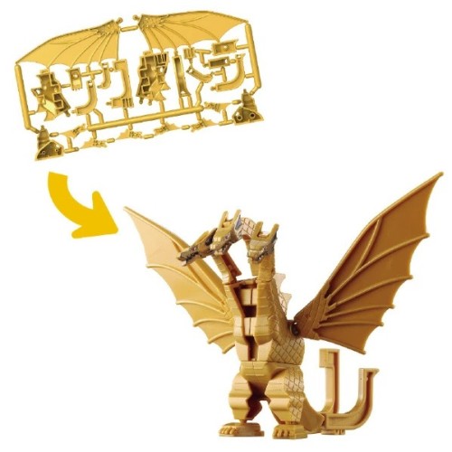 萬代 片假名組裝公仔 王者基多拉