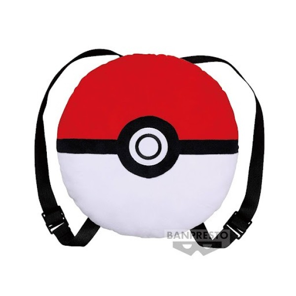 萬代 景品 精靈寶可夢 絨毛背包 精靈球