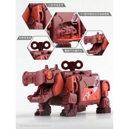 52TOYS BB-07HA 猛獸匣 河馬(長隆款) HA HIPPO