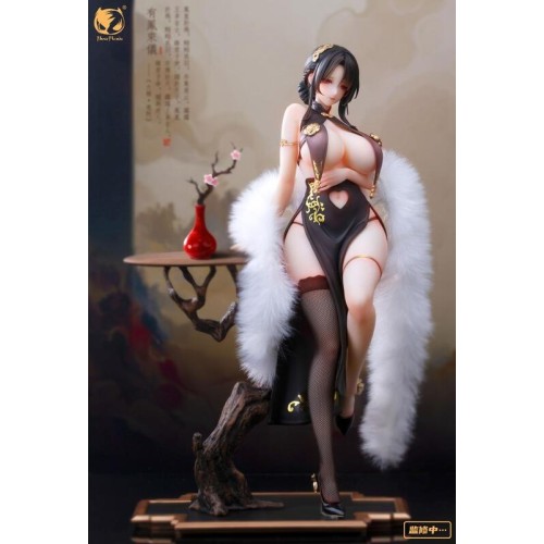 BearPanda 真絲襪追視眼溫感漆 毛絨披肩 有鳳來儀 1/6 附特典 PVC 完成品