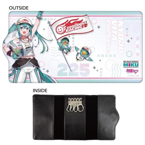 初音未來 賽車初音 KYOJO VITA 2025 合皮鑰匙包