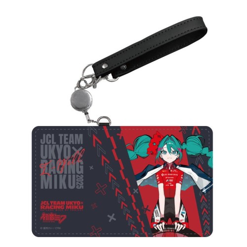 初音未來 賽車初音2025 JCL TEAM UKYO 應援 合皮票卡夾