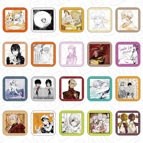 中盒20入 Contents Seed 驅魔少年 方形徽章集 第3彈