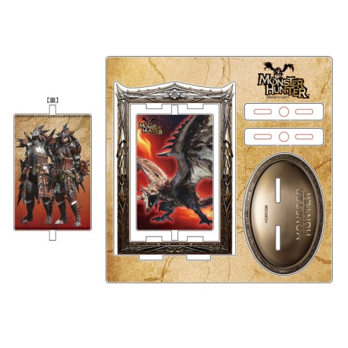 CAPCOM 魔物獵人 MH 迴轉壓克力立牌 雄火龍