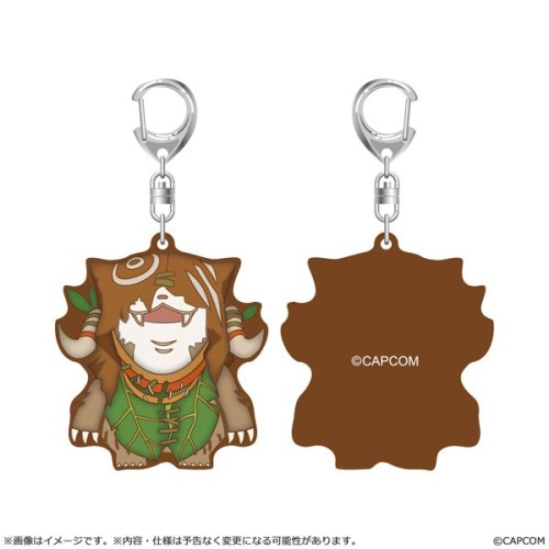 CAPCOM 魔物獵人 荒野 軟膠吊飾 鑰匙圈 森狸人