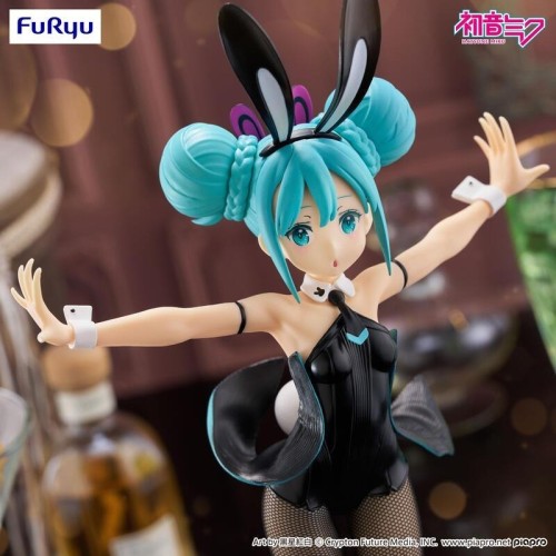 FuRyu 景品 BiCute 兔女郎 黑星紅白 原畫 初音未來