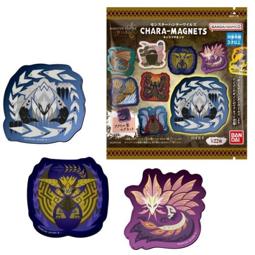 中盒14入 萬代 盒玩 魔物獵人 荒野 魔物角色造型磁鐵