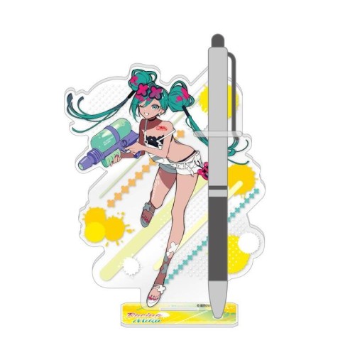 CARAVAN 初音未來 賽車初音2025 雪邦 壓克力筆架立牌