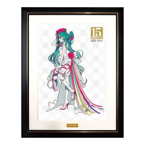 CARAVAN 初音未來 賽車初音15週年 Rhapsody 藝術複製畫畫框