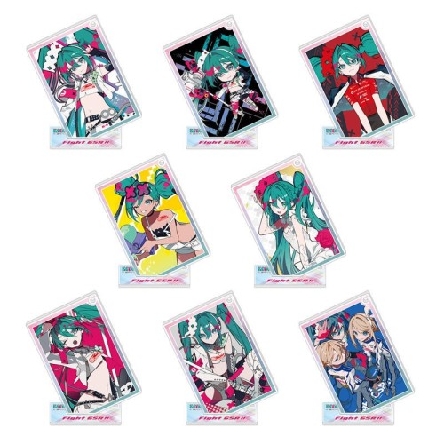 中盒8入 CARAVAN 初音未來 賽車初音2025 壓克力立牌吊飾集 第1彈