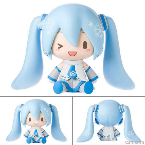 SEGA 景品 Fuwa Petit 初音未來 雪未來 迷你坐姿公仔