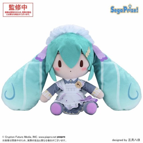 SEGA 景品 Fuwa Petit 初音未來 絨毛玩偶 古典女僕Ver