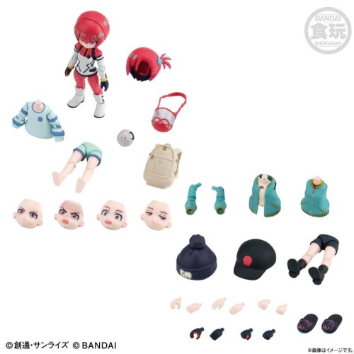 萬代 LINK TRAVELERS 機動戰士鋼彈GQuuuuuuX 瑪秋穿搭套組