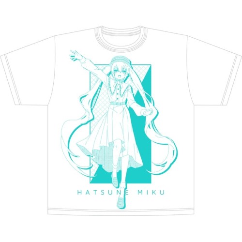 Movic 初音未來 piapro 館田ダン原畫 休閒FES 寬鬆純棉T恤