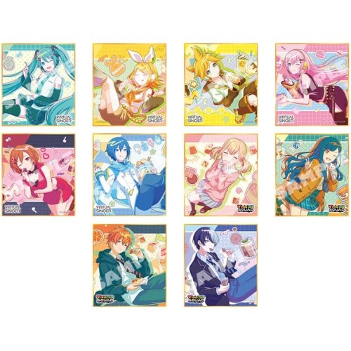 中盒10入 SEGA 世界計畫 繽紛舞台! 初音未來 23-24生日 迷你色紙集 A盒