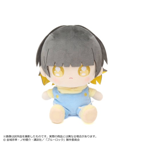 Movic 藍色監獄 北鼻哭哭 吊帶褲坐姿布偶 蜂樂迴